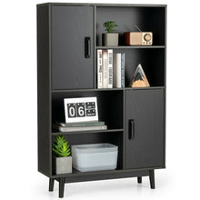 Load image into Gallery viewer, Gymax Sideboard Storage Cabinet Bookshelf Cupboard w/Door Shelf