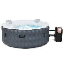 Load image into Gallery viewer, Gymax Inflatable Hot Tub Spa w/ 108 Massage Bubble Jets 4-Person Heated Spa for Patio