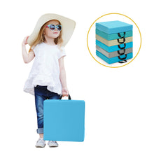 Load image into Gallery viewer, Gymax 6-Piece 15'' Square Toddler Floor Cushions Flexible Soft Foam Seating w/ Handles