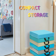Load image into Gallery viewer, Gymax 6-Piece 15'' Square Toddler Floor Cushions Flexible Soft Foam Seating w/ Handles