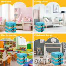 Load image into Gallery viewer, Gymax 6-Piece 15'' Square Toddler Floor Cushions Flexible Soft Foam Seating w/ Handles