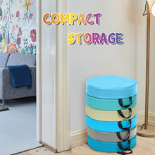 Load image into Gallery viewer, Gymax 6-Piece 15'' Round Toddler Floor Cushions Flexible Classroom Seating w/ Handles