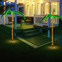 Load image into Gallery viewer, Gymax 7ft Pre-lit LED Rope Light Palm Tree Hawaii-Style Holiday Decor w/ 306 LED Lights