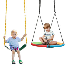 Load image into Gallery viewer, Gymax 2-Pack Swing Set Swing Seat Replacement & Saucer Tree Swing for Indoor & Outdoor