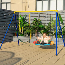 Load image into Gallery viewer, Gymax 2-Pack Swing Set Swing Seat Replacement & Saucer Tree Swing for Indoor & Outdoor