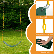 Load image into Gallery viewer, Gymax 2-Pack Swing Set Swing Seat Replacement & Saucer Tree Swing for Indoor & Outdoor