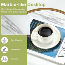 Load image into Gallery viewer, Gymax Round Nesting Table Set of 2 Modern Side End Table Space-saving V-shaped Base