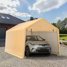 Load image into Gallery viewer, Gymax 9x17 ft Heavy Duty Carport Canopy PE Car Tent Steel Outdoor Garage Shelter
