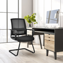 Load image into Gallery viewer, Gymax Set of 2 Conference Chairs Mesh Reception Office Guest Chairs w/ Lumbar Support