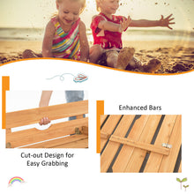 Load image into Gallery viewer, Gymax Kids Large Wooden Sandbox Outdoor Cedar Sandpit Play Station with 2 Bench Seats