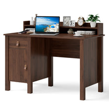 Load image into Gallery viewer, Gymax Computer Desk Home Office Writing Workstation w/ Drawer & Hutch
