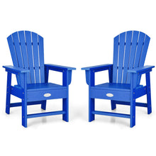 Load image into Gallery viewer, Gymax Set of 2 Kids Patio Adirondack Chair Armchair Weather Resistance Outdoor Chair