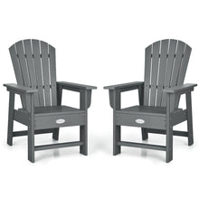Load image into Gallery viewer, Gymax Set of 2 Kids Patio Adirondack Chair Armchair Weather Resistance Outdoor Chair