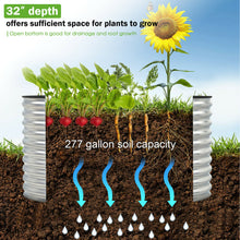 Load image into Gallery viewer, Gymax Raised Garden Bed Kit Planter Raised Garden Boxes Outdoor 62'' x 32'' x 32''