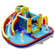 Load image into Gallery viewer, Gymax 7-in-1 Inflatable Water Slide Water Park Kids Bounce Castle Without Air Blower
