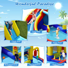 Load image into Gallery viewer, Gymax 7-in-1 Inflatable Water Slide Water Park Kids Bounce Castle With 735W Air Blower