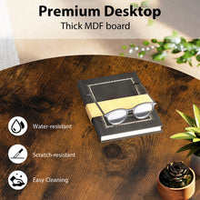 Load image into Gallery viewer, Gymax 2PCS 2-Tier Sofa End Side Table Nightstand Round Tabletop for Living Room Brown