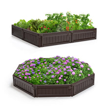 Load image into Gallery viewer, Gymax 2PCS 4 x 4 ft Raised Garden Bed Set Planter Box for Vegetable Flower Gardening