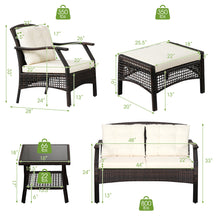Load image into Gallery viewer, Gymax 7PCS Rattan Patio Conversation Sofa Furniture Set w/ Cushions & Waterproof Cover
