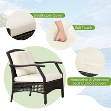 Load image into Gallery viewer, Gymax 7PCS Rattan Patio Conversation Sofa Furniture Set w/ Cushions & Waterproof Cover