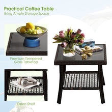 Load image into Gallery viewer, Gymax 7PCS Rattan Patio Conversation Sofa Furniture Set w/ Cushions & Waterproof Cover
