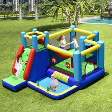 Load image into Gallery viewer, Gymax 8-in-1 Kids Inflatable Bounce House Bouncy Castle Indoor Outdoor Without Blower