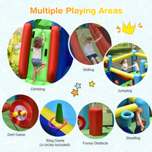 Load image into Gallery viewer, Gymax 8-in-1 Kids Inflatable Bounce House Bouncy Castle Indoor Outdoor Without Blower