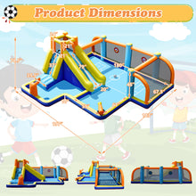 Load image into Gallery viewer, Gymax Inflatable Water Slide 7-in-1 Giant Kids Wet Dry Bounce House w/ 735W Blower