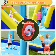 Load image into Gallery viewer, Gymax Inflatable Water Slide 7-in-1 Giant Kids Wet Dry Bounce House w/ 735W Blower