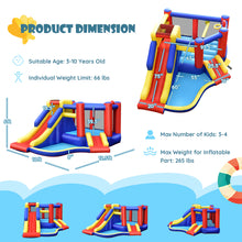 Load image into Gallery viewer, Gymax Inflatable Water Slide Bounce House Bouncing Castle w/ 480W Blower