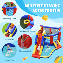 Load image into Gallery viewer, Gymax Inflatable Water Slide Bounce House Bouncing Castle w/ 480W Blower