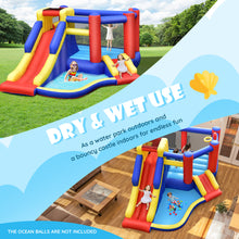 Load image into Gallery viewer, Gymax Inflatable Water Slide Bounce House Bouncing Castle w/ 480W Blower