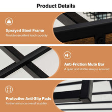 Load image into Gallery viewer, Gymax Full Industrial Platform Bed Frame with 4 Drawers Storage Mattress Foundation