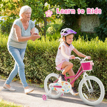 Load image into Gallery viewer, Gymax Kids Bicycle 18'' Toddler & Kids Bike w/Training Wheels for 6-8 Year Old Kids