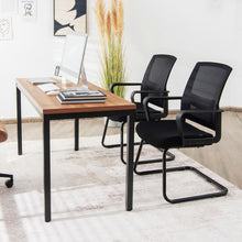 Load image into Gallery viewer, Gymax Set of 6 Conference Chairs Mesh Reception Office Guest Chairs w/Lumbar Support