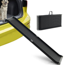 Load image into Gallery viewer, Gymax 63''Upgrade Folding Pet Ramp Portable Dog Ramp w/Steel Frame For SUV Truck Car