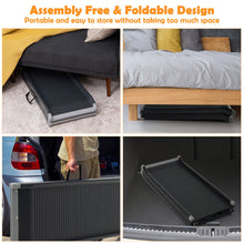 Load image into Gallery viewer, Gymax 63''Upgrade Folding Pet Ramp Portable Dog Ramp w/Steel Frame For SUV Truck Car