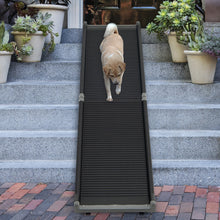 Load image into Gallery viewer, Gymax 63''Upgrade Folding Pet Ramp Portable Dog Ramp w/Steel Frame For SUV Truck Car