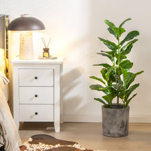 Load image into Gallery viewer, Gymax Artificial Tree 2-Pack Artificial Fiddle Leaf Fig Tree forIndoor & Outdoor