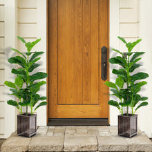Load image into Gallery viewer, Gymax Artificial Tree 2-Pack Artificial Fiddle Leaf Fig Tree forIndoor & Outdoor
