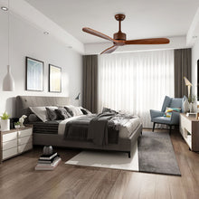 Load image into Gallery viewer, Gymax 52''Modern Ceiling Fan Indoor Outdoor Brushed Nickel Finish w/Remote