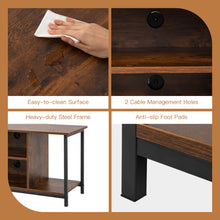 Load image into Gallery viewer, Gymax Mid-Century TV stand Media Console Table Entertainment Center w/Adjustable Shelf