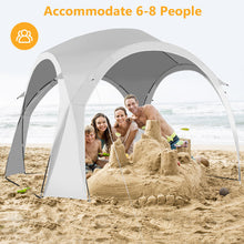 Load image into Gallery viewer, Gymax 11' x 11' Patio Sun Shade Shelter Canopy Tent Portable UPF 50+Outdoor Beach