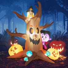 Load image into Gallery viewer, Gymax 6FT Halloween Inflatable Ghost Tree Pumpkins Decor w/ LED & Waterproof Blower