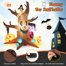 Load image into Gallery viewer, Gymax 6FT Halloween Inflatable Ghost Tree Pumpkins Decor w/ LED & Waterproof Blower