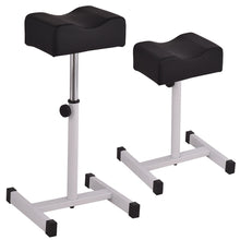 Load image into Gallery viewer, Gymax Adjustable Pedicure Manicure Technician Nail Footrest Black