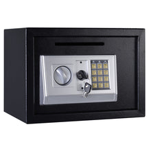 Load image into Gallery viewer, Gymax Digital Depository Drop Cash Safe Box Gun Jewelry Lock Black