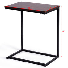 Load image into Gallery viewer, Gymax 26'' Laptop Holder Sofa Side End Table C Table Home Office Furniture