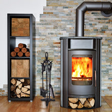 Load image into Gallery viewer, Gymax 5PC Hearth Tool Fireplace Set Fire Tools Set Black Iron