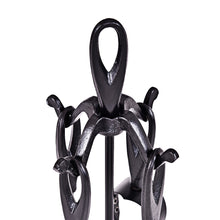 Load image into Gallery viewer, Gymax 5PC Hearth Tool Fireplace Set Fire Tools Set Black Iron